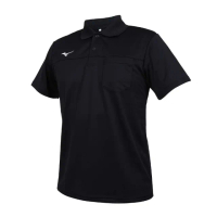 【MIZUNO 美津濃】男短袖POLO衫-台灣製 上衣 休閒 慢跑 咖啡紗(32TAYA0109)