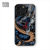 Glossy Casing HP Naga Oriental Jepang Dragon Untuk IPhone/Oppo/Samsung/Vivo/Realme/Xiaomi/Poco Softc