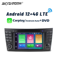 DVD Carplay DSP 4G LTE Android 12.0 8Core 8GB+128G Car Player GPS RDS Radio Bluetooth 5.0 For Benz W211 W463 W219 W209 2004-2012