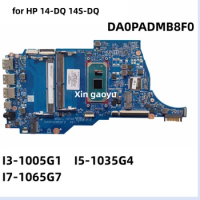 Original DA0PADMB8F0 Motherboard for HP 14-DQ 14S-DQ Laptop Motherboard with I3-1005G1 I5-1035G4 I7-1065G7 CPU DDR4 100% Test OK