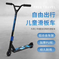 Two Wheels Foot Scooter Max Load 100kg Skateboard Outdoor Riding Sports Extreme Scooters Aluminum Alloy Deck Kick Scooters
