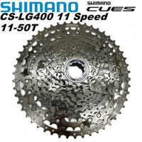 SHIMANO CUES 11 Speed Cassette Sprocket LG400 11-50T Freewheel LINKGLIDE Type 11V Flywheel Original Bicycle Parts