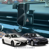 Car Bracket Holder Dashboard Air Vent Clip Mount Mobile Cell Stand Smartphone GPS Support For Toyota Camry XV40 XV50 XV70