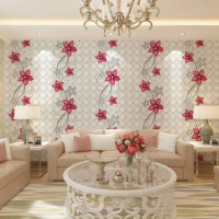 Sticker Wallpaper Motif Bunga Wallpaper Dinding Bunga Pita 10 Meter