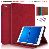 Tablet Case for Huawei M5 Lite 10.1 Cover C5 10 1 Shell For Huawei MediaPad M5 Lite 10 Case BAH2-W09/W19/L09 10.1'' Pen