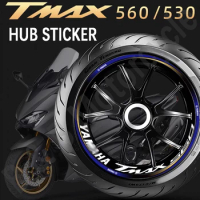 For Yamaha TMAX560 TMax530 Hub Sticker Reflective Letter Sticker Decorative Sticker Waterproof Modification