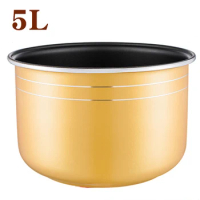 5L thick aluminum alloy rice cooker inner bowl universal for Philips Zojirushi Redmond replacement rice cooker inner