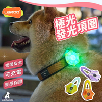 艾爾發寵物｜LaRoo萊諾 極光吊墜 寵物發光項圈配件 LED發光 USB充電 寵物夜晚發光