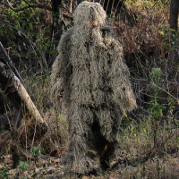 Camouflage Hunting Ghillie Suit, Secret Hunting Clothes, Sniper Suit, Invisibility Cloak, Army Airsoft Uniform