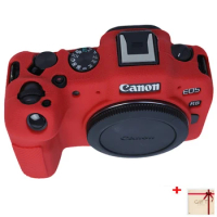 Case for Canon EOS R8 Digital Camera, Anti-Scratch Soft Silicone Rubber Housing Case Shell Protective Cover Skin with clean pen