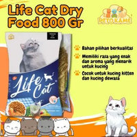 Life Cat Dry Food 800 gram Makanan Kucing Life Cat Dry Food
