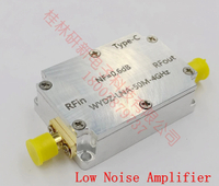 RF Signal Amplifier Low Noise 0.05-4GHz 0.6dB LNA GPS Beidou Receivers Aluminum Alloy Shield