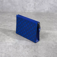 Louis Vuitton Tas LOUIS VUITTON LV ECLIPSE PACIFIC BLUE POCHETTE CLUTCH 100% ORIGINAL
