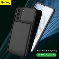 QuLing Battery Charger Case For Samsung Galaxy S21 S21 + Plus S21 Ultra Battery Case Smart Phone Cover Power Bank
