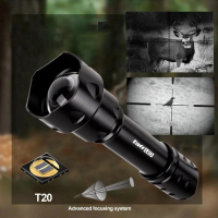 ABDI MALL- TaffLED Senter Infrared Flashlight Night Vision 850nm T20 LED IPX6 - BR20
