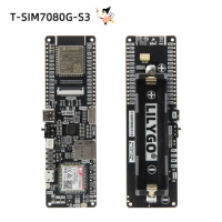 LILYGO® T-SIM7080-S3 ESP32-S3 Development Board Cat-M NB-Iot SIM7080G Module WIFI Bluetooth With GPS Camera Solar TF SIM Holder
