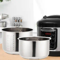 Universal Inner Liner Of Rice Cooker Food Grade 304 Stainless Steel Electric Pressure Cooker Non Stick Pot Rice Cooker Liner