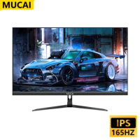 MUCAI 32 Inch Monitor 144Hz Gaming 2K Computer QHD 165Hz Display 1440P Light Screen DP HDMI-compatible Power Por 2560*1440