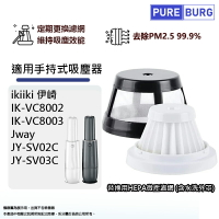 適用ikiiki伊崎IK-VC8002 IK-VC8003 Jway JY-SV02C JY-SV03C手持式無線吸塵器HEPA濾網濾芯