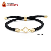 Gelang Emas Tali Jessie Clover J5 Ismoyo PUTIH