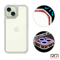 【RedMoon】APPLE iPhone 15 6.1吋 貓瞳盾氣墊防摔手機殼 鏡頭增高全包覆(i15)