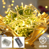 aibo 暖白/八模式 滿天星LED燈串6米40燈(附遙控器)