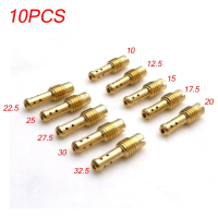 อะไหล่ทดแทน 10 ชิ้น สำหรับ Pilot Jet 8 ช่องระบายอากาศ สำหรับ Mikuni VM/TM และคาร์บูเรเตอร์ TMX ขนาด 
