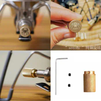Camping Accessories for Soto 310 for Soto 340 Pure Copper Firepower Knob Spider Stove Switch Knob Firepower Adjustment Switch