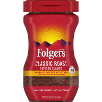 Cafe rang hòa tan hương vị cổ điển Folgers Classic Roast Instant Coffee Crystals, 8-12 Ounces (340 g