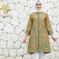 Langitjua - Saridewi 01 Tunik Batik Tiga Negeri Model Simple elegan | Tunik Batik Formal Busui Frien
