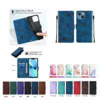 100Pcs/Lot Leather Flip Phone Case For Samsung S23 Plus Ultra A04S A04E Core A54 A34 M13 A23 M23 Marble Pattern Wallet Stand