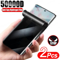 2Pcs Anti Spy Hydrogel Film Screen Protector For Samsung Galaxy S20 S22 S23 S24 S21 Ultra FE S23 Plus Note 9 8 20 Ultra Privacy