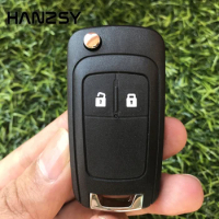 2 Buttons Car Flip key Fob shell For OPEL Insignia Astra Zafira For Chevrolet Cruze Replacement Remote Key Case Cover