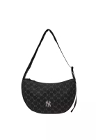 MLB Korea MLB Diamond Monogram Denim JQD Crossbody Bag - NY Black