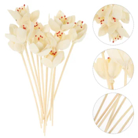 10pcs Diffuser Sticks Artificial Flower Reed Essential Oil Aroma Diffuser Sticks for Office Home Decor