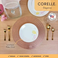 CORELLE Elegance Luncheon Plate 22cm / Piring 6 pcs