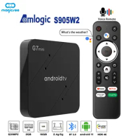 Android 11 G7 Mini Smart TV Box 2G 16G Amlogic S905W2 ATV Box 2.4G/5G Dual Wifi BT5.0 4K Set Top Box Media Player 2G 16G TV BOX