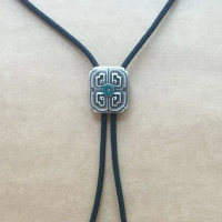 【米蘭精品】現貨+預購 Bolo tie波洛領帶(鍍古銀經典東方雲紋美式領帶男配件74gx35)