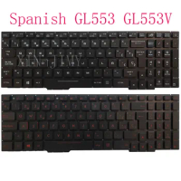 Spanish Backlit Keyboard for ASUS GL553 GL553V GL553VW ZX553VD ZX53V ZX73 FX553VD FX53VD FX753VD FZ53V GL753 GL753V GL753VE RGB
