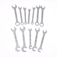 Cờ lê mini mỏng hai đầu mở bằng thép không gỉ, đa năng dùng cho 5–11 mm; bộ cờ lê mini đa năng