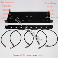 Wireless Microphone Rack Mounting Bracket Rack Kits For Sennheiser G2 G3 Shure PG288 PGX4 SLX4 Wireless Microphone Receiver