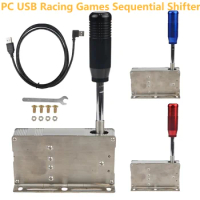 PC USB Racing Games Sequential Shifter H Gear Shift SIM For Logitech G25 G27 G29 G920 Thrustmaster T300RS/GT T500 For ETS2 Sets