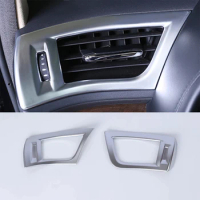 For Toyota Alphard 2016-2019 LHD RHD Car Dashboard Side Air Vent Frame Trim ABS Auto Styling Moldings 2pcs