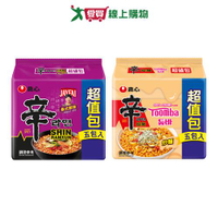 農心辛拉麵超值包袋麵系列(泰式酸辣/辣白醬)(5包/袋)【愛買】