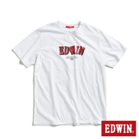 EDWIN 積木LOGO短袖T恤-男款 白色 #503生日慶