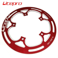 Litepro 130BCD 48/50/52T Chain Wheel Chain Guard Plate Single Speed Chainring Sprocket Protection Cover
