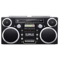 Retro Radio Bluetooth Audio Household Tape CD Player Portable Speaker Karaoke Outdoor Speaker