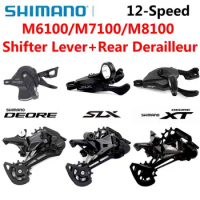 SHIMANO DEORE SLX XT M6100 M7100 M8100 Groupse Mountain Bike Groupset 1x12-Speed Shifter Rear Derailleur