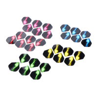 New 30PCS Cool Darts Flights Wing Mixed Style For Professional Darts Wing Tail Outdoor Sports