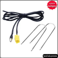 Mini Iso 6pin For Alpha Romeo / Fiat / Blue Flag Second Aux Audio Frequency Line + Dismounting Tool